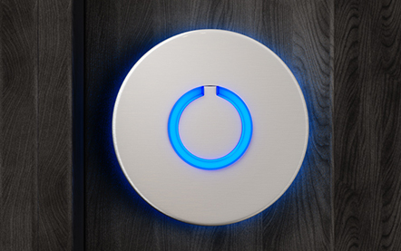 Round Touch Doorbell Silver by Luxello Door Bells