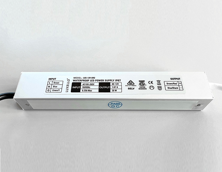 LED 12V IP67 Power Supply by Luxello LED Signage
