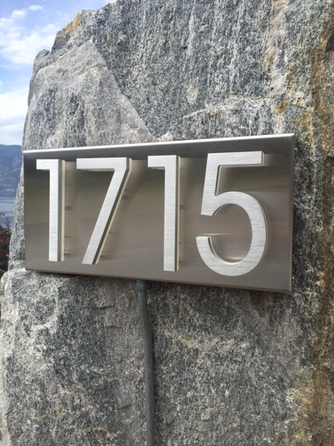 Panel Backplate For 5"Numbers by Luxello LED Signage