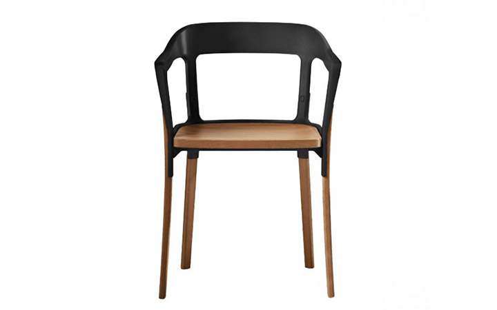 Steel Wood Chair by Magis Chairs
