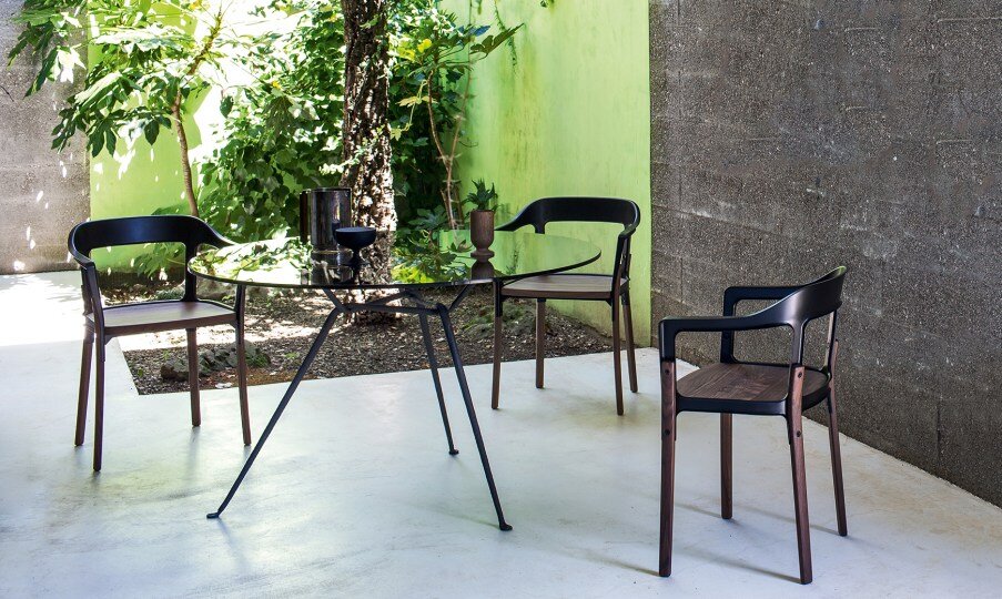 Steel Wood Chair by Magis Chairs
