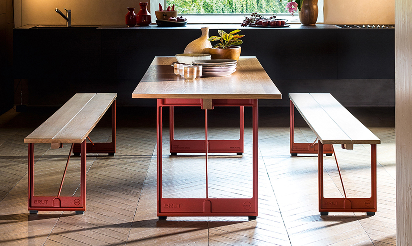 Brut Bench by Magis Benches