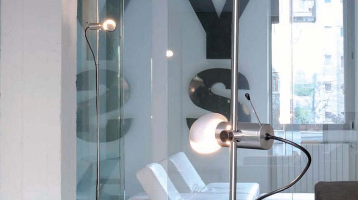Agnoli Floor Lamp 387 by Oluce Floor Lamps