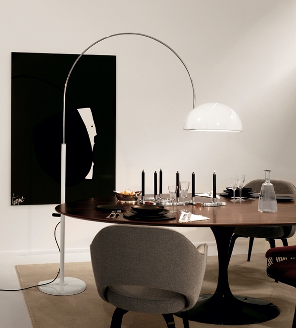 Coupe 3320R Floor Lamp by Oluce Floor Lamps