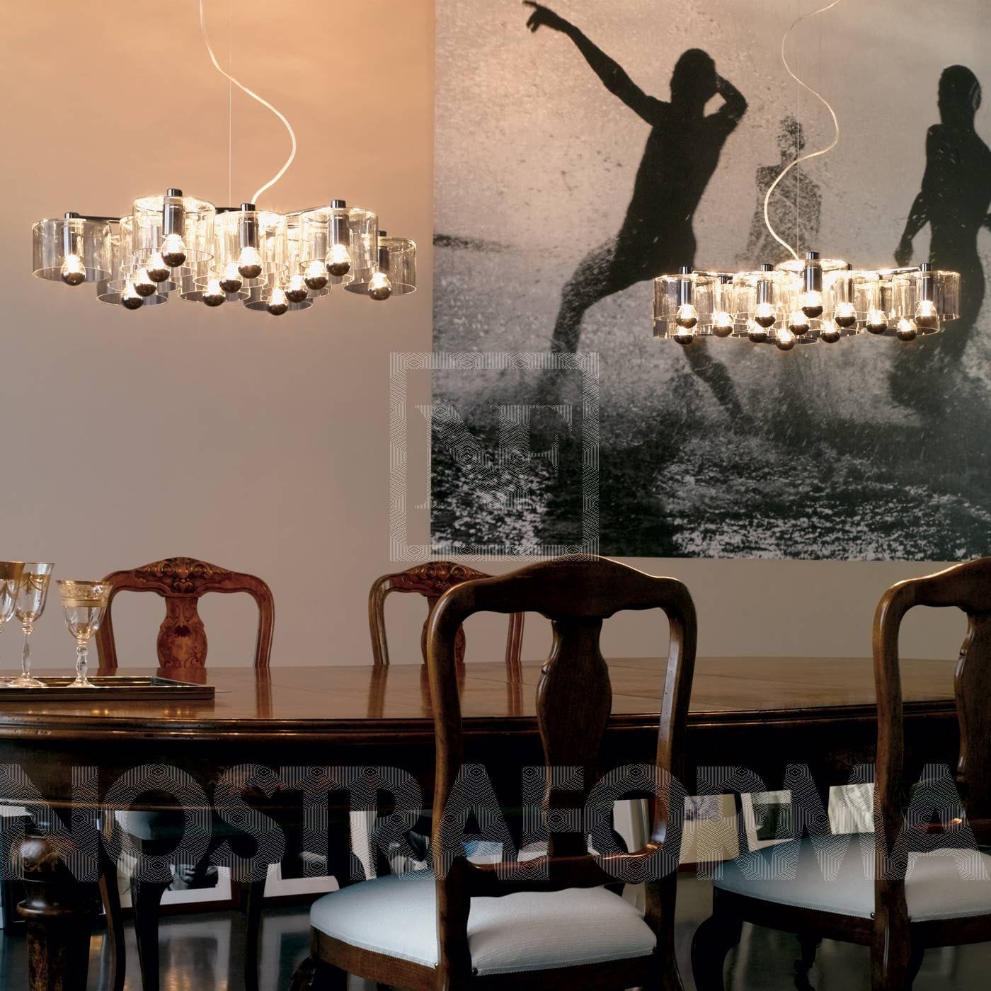 Fiore 423 Pendant Lamp by Oluce Lamps