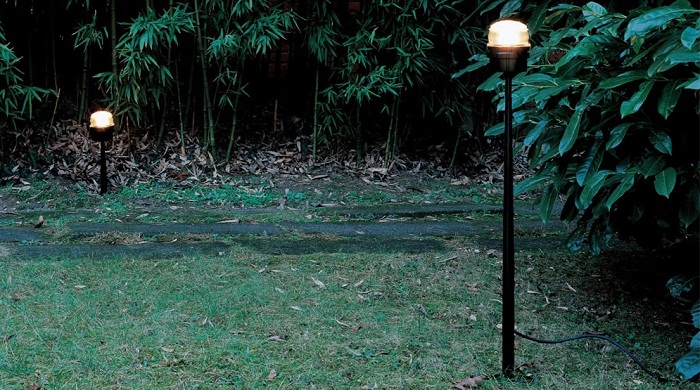 Fresnel Floor Outdoor Lamp by Oluce Lamps