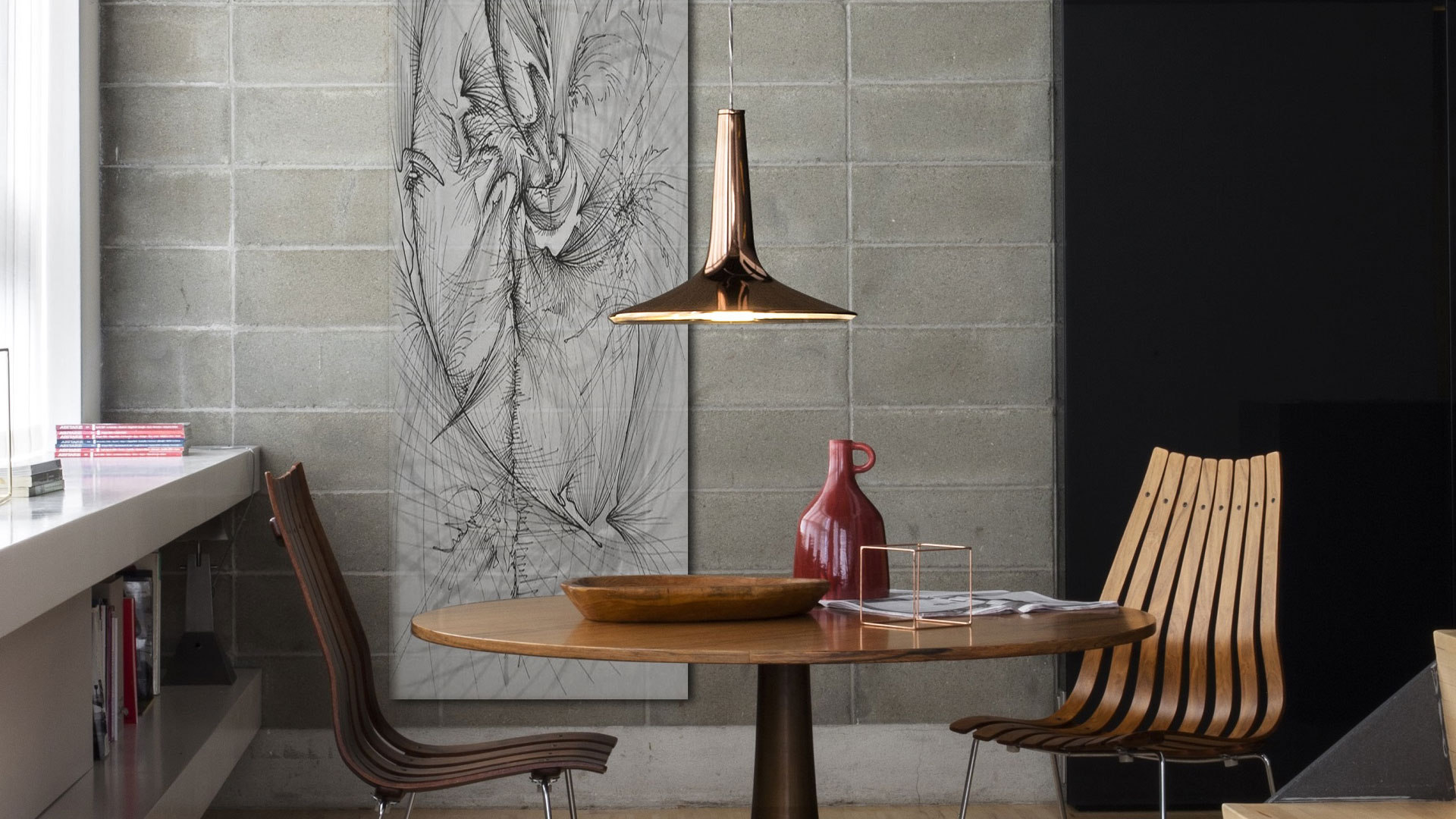 Kin LED Pendant Lamp by Oluce Lamps