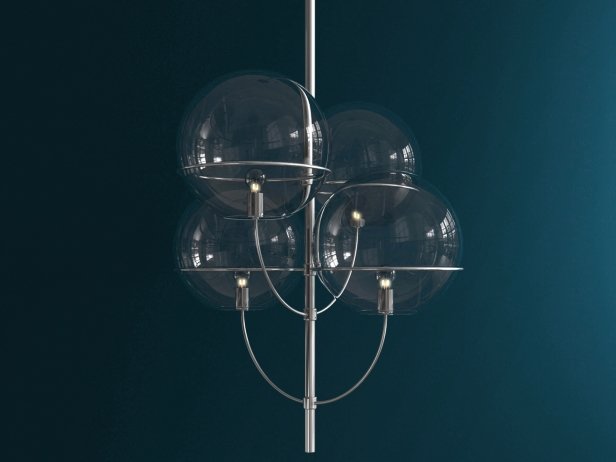 Lyndon Pendant Lamp 450 by Oluce Lamps