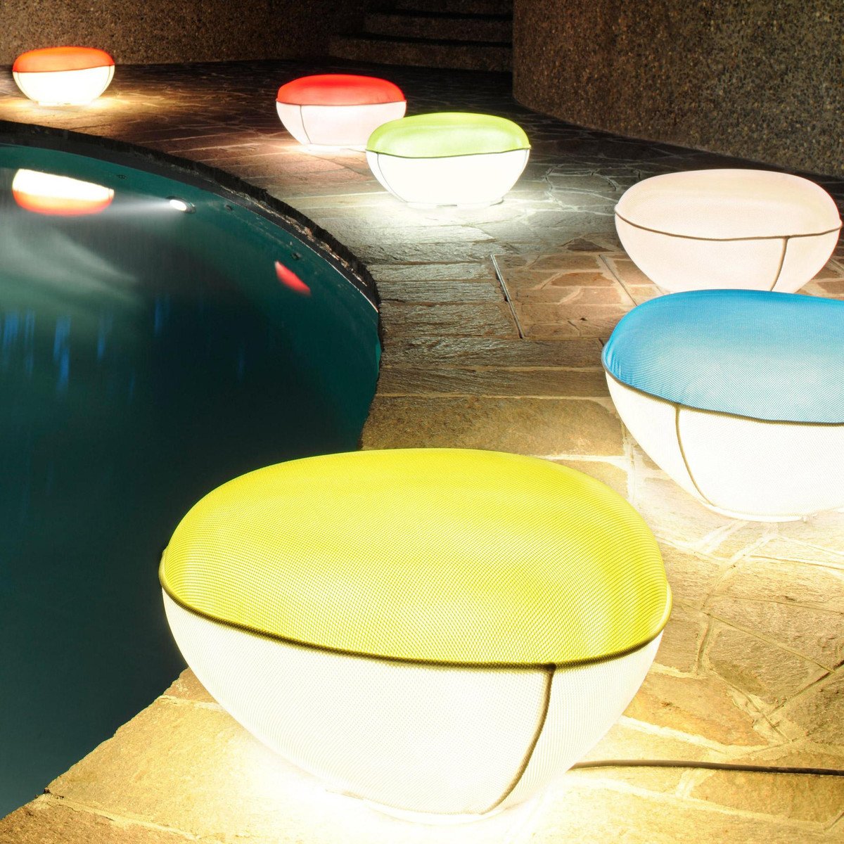 Pill low 219 Outdoor Lamp by Oluce Lamps