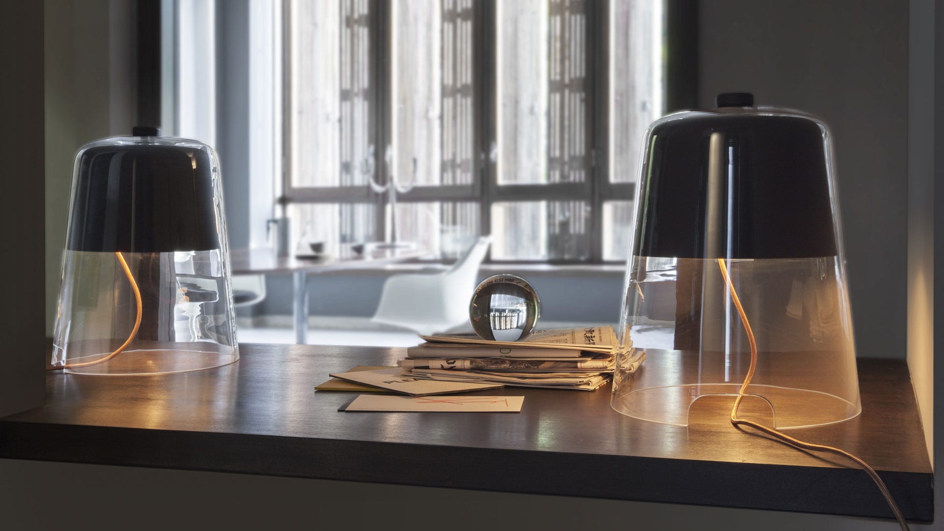 Semplice 226 Table Lamp by Oluce Lamps
