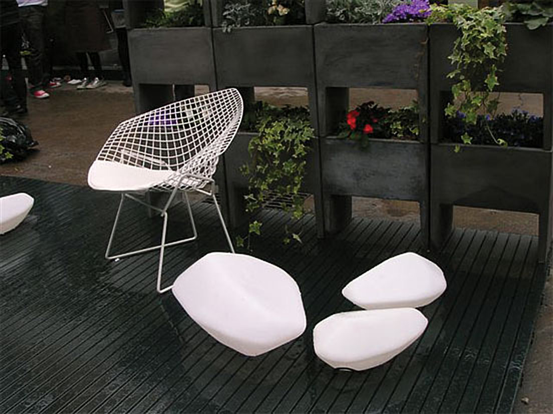 Stones Outdoor Lamp by Oluce Lamps