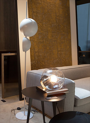 Superluna Floor Lamp by Oluce Floor Lamps