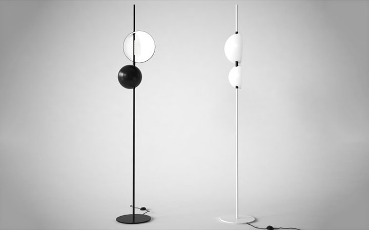 Superluna Floor Lamp by Oluce Floor Lamps