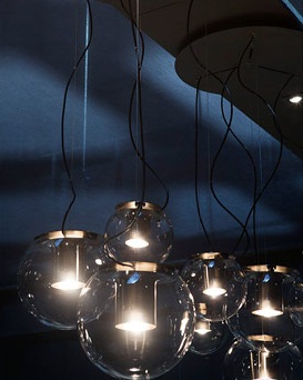 The Globe Pendant Lamp by Oluce Lamps