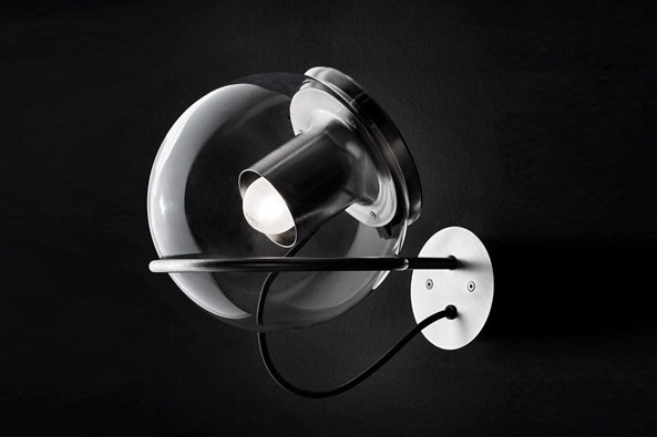 The Globe Wall Lamp by Oluce Lamps