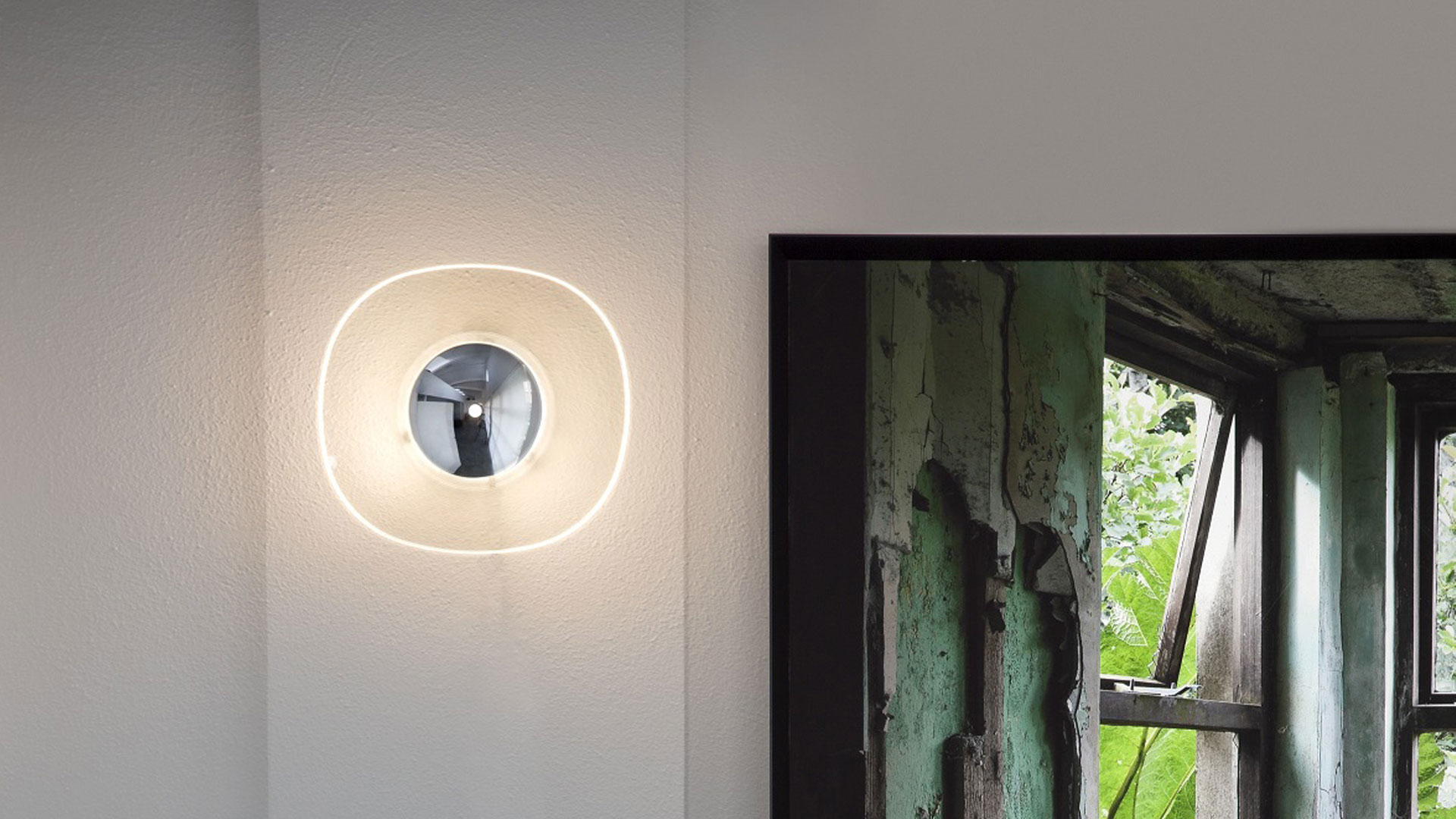 Yolk Wall Lamp by Oluce Lamps
