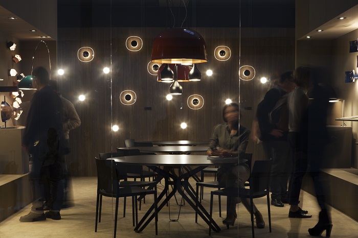 Yolk Wall Lamp by Oluce Lamps