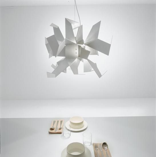 Glow Square Pendant Lamp by Pallucco Lamps