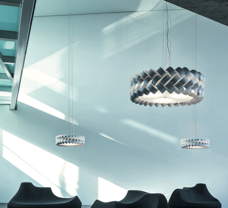 White Ring Pendant Lamp  by Pallucco Lamps