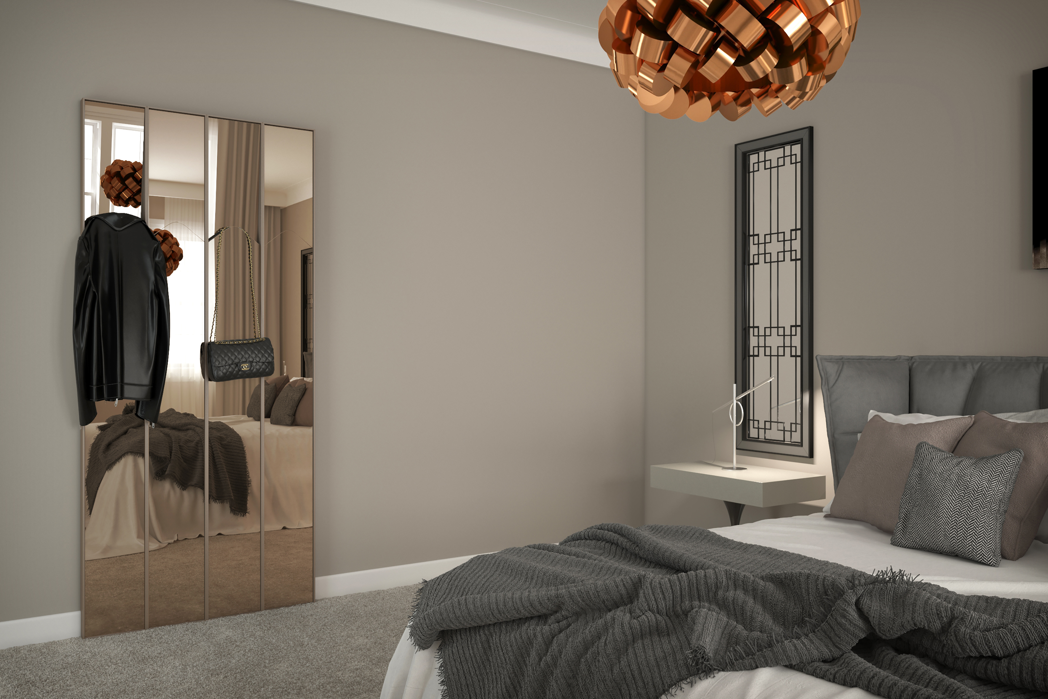 Lagronda Mirror &amp; Coat Hanger by Pallucco Accessories