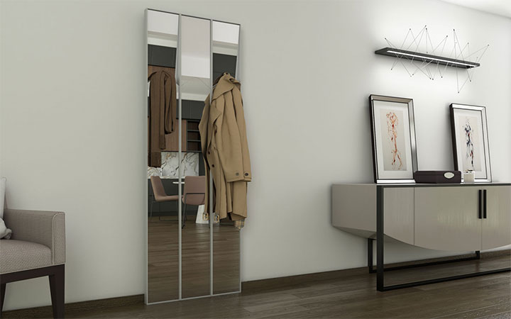 Lagronda Mirror &amp; Coat Hanger by Pallucco Accessories