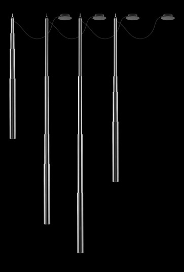 Micro Telescopic Pendant Lamp by Pallucco Pendant Lamps