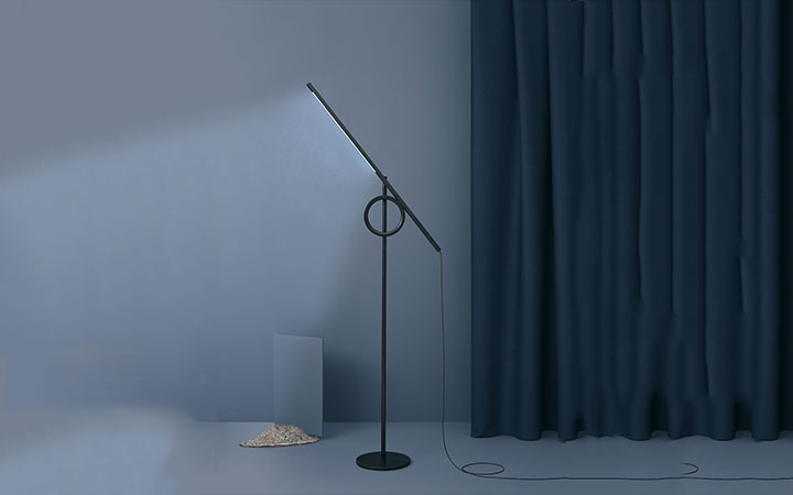 Tangent Adjustable Floor Lamp by Pallucco Floor Lamps