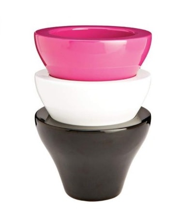 Ming Etto Small Planters by Serralunga Planters Round