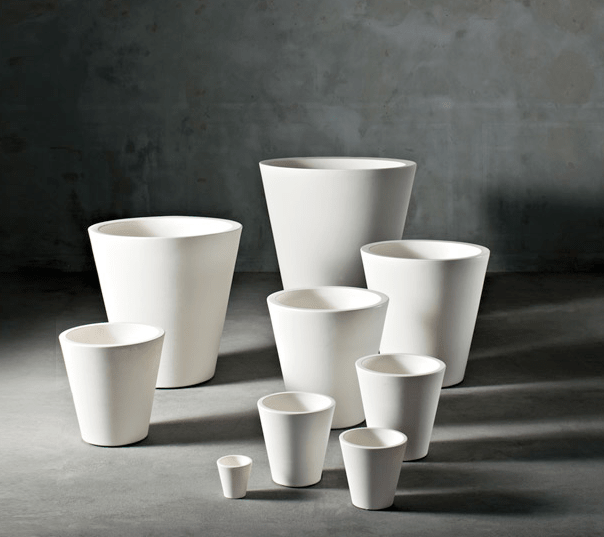 New Pot Planters 34, 40, 50 by Serralunga Planters Round