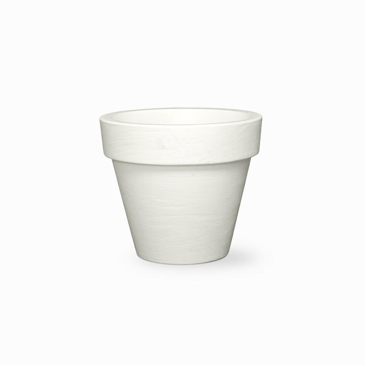 Bordato Liscio Outdoor Planters by Serralunga Planters Round