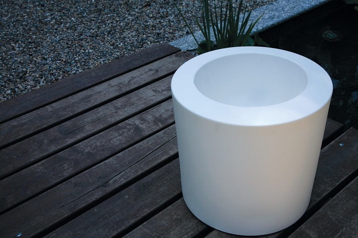 Tubini Outdoor Pot by Serralunga Planters Round