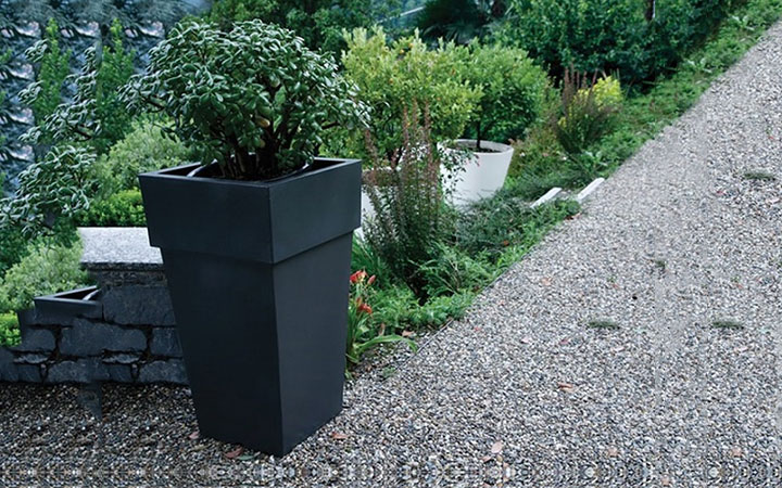 Torre Outdoor Planters by Serralunga Planters Square