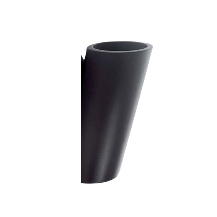 Pot Au Mur Outdoor Pot with Light by Serralunga Planters Illuminated
