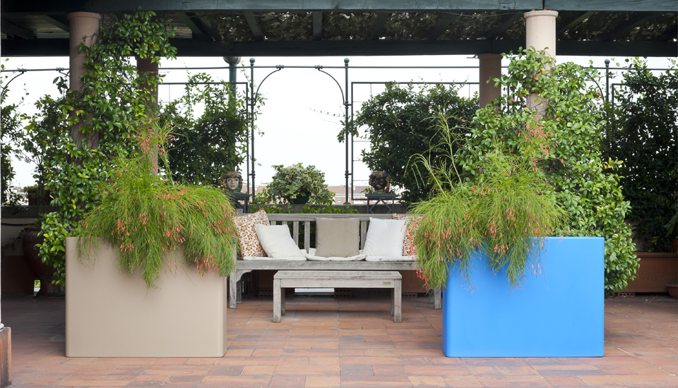 Vaso Rettangolare Planter by Serralunga Planters Square