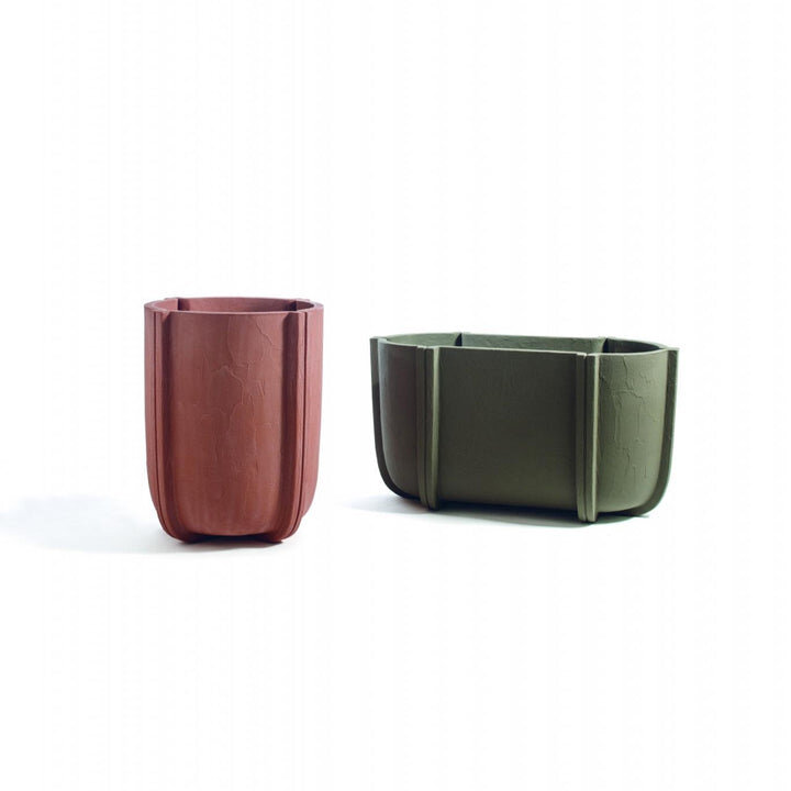 Cassero Outdoor Planters by Serralunga Planters Round
