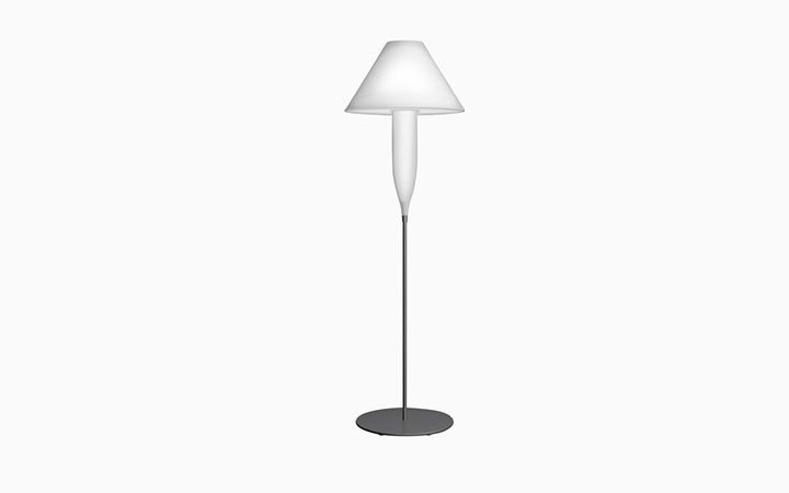 Bonheur Floor Lamp by Serralunga Floor Lamps