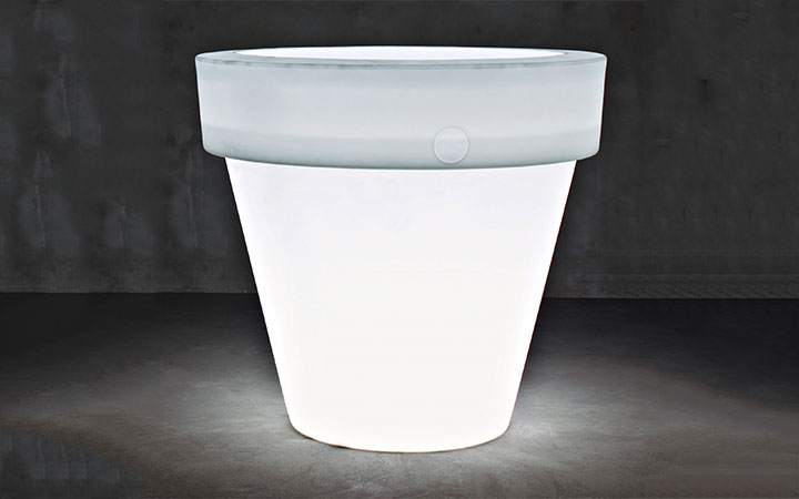 Big-Bo Illuminated Planter by Serralunga Planters Illuminated