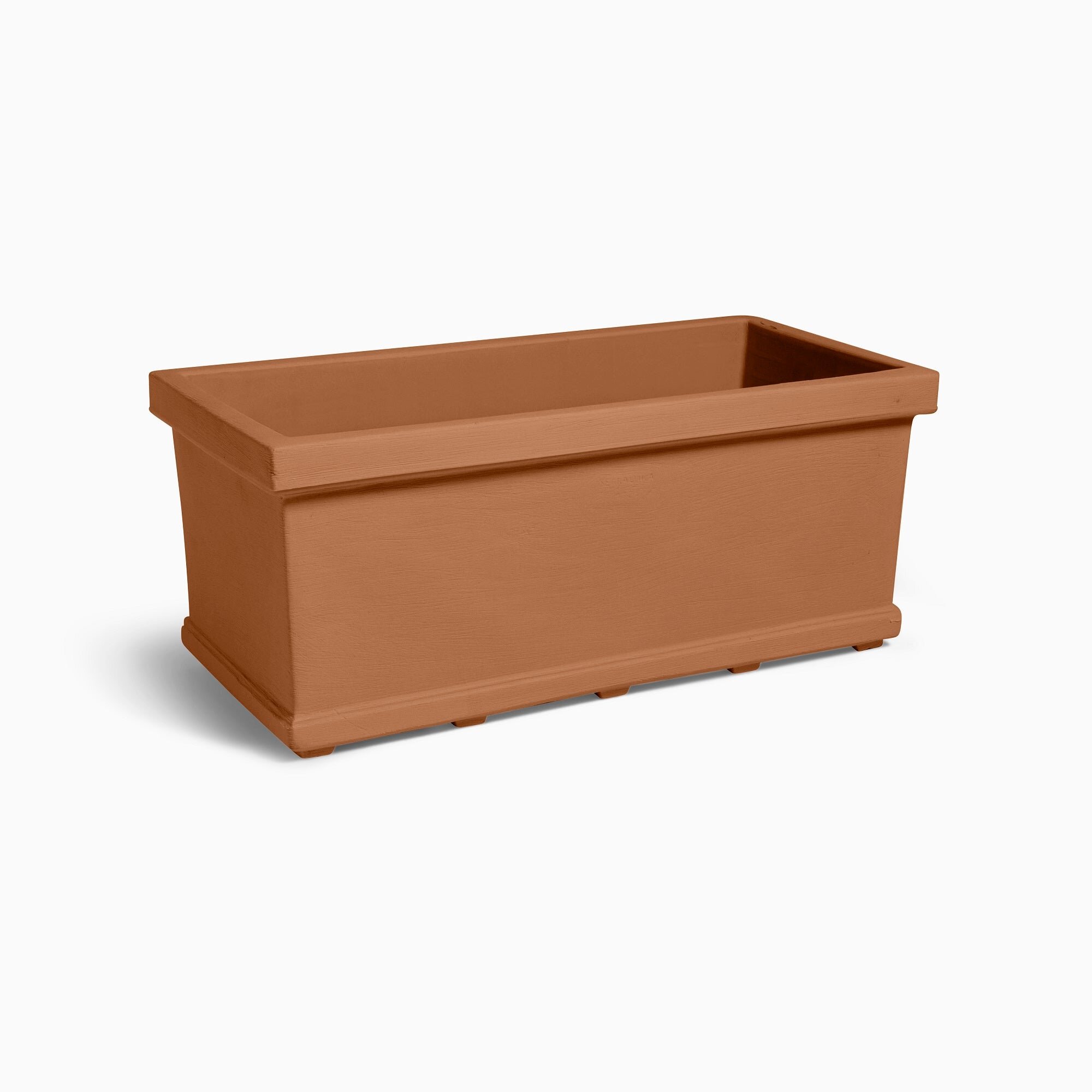Neoclassic Cassetta Liscia Planter by Serralunga Planters