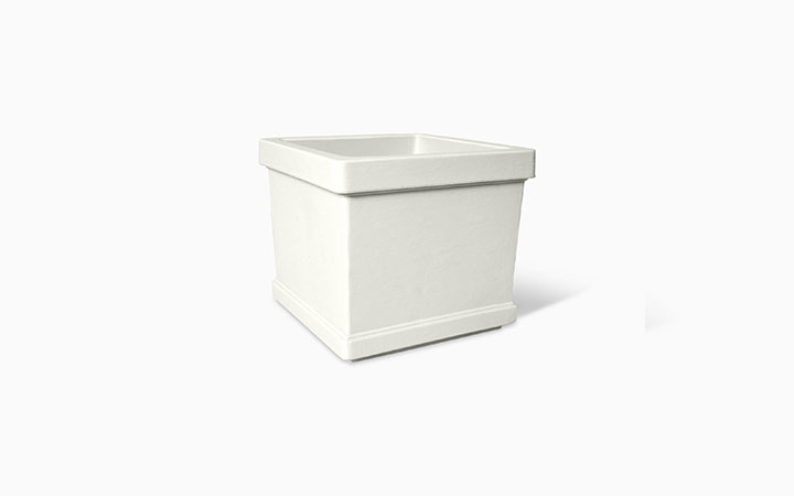 Neoclassic Quadro Liscio Planter by Serralunga Planters